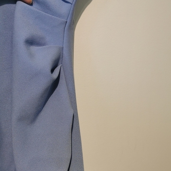 Bec & bridge blu minimalist S4 stretchy made in Australia Karina tuck midi dress - Picture 4 of 9